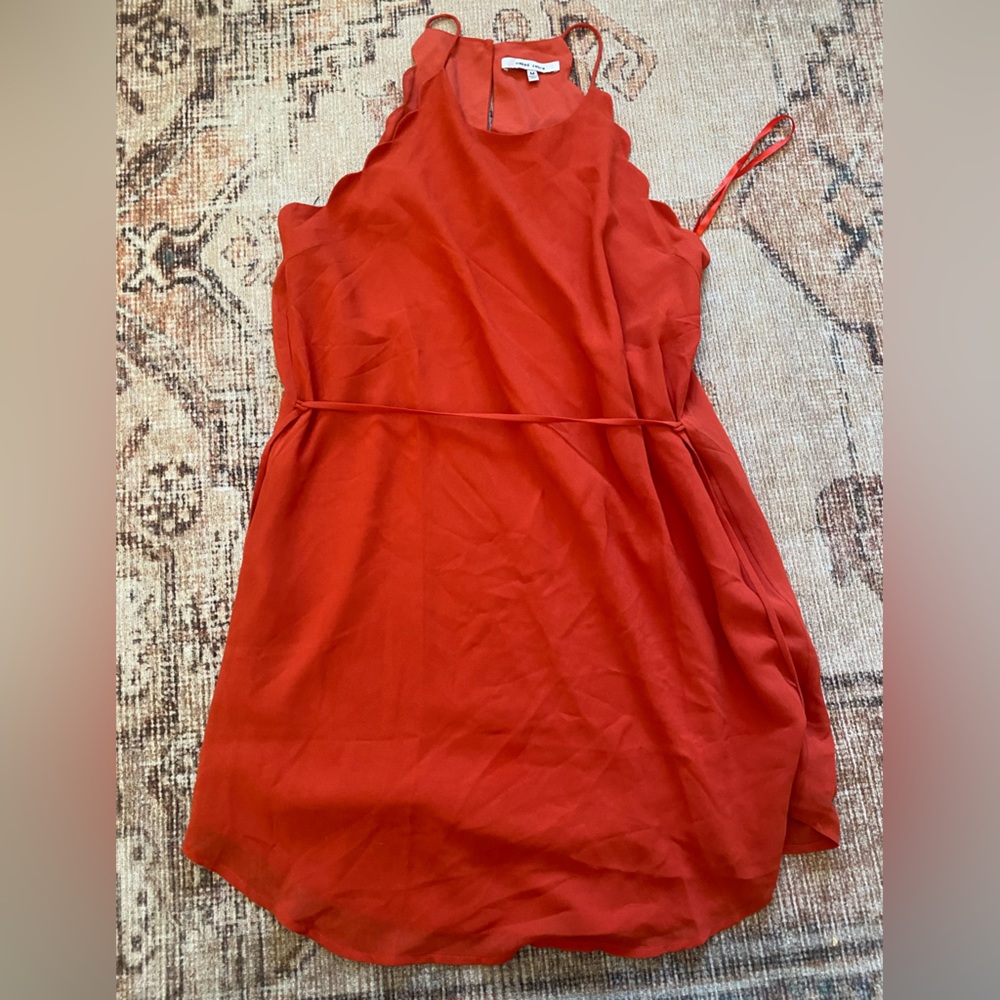 Orange dress